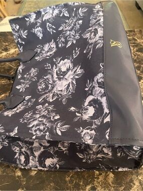 Victoria’s Secret floral Print Bag - Elegant Everyday Carry all essential EUC